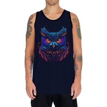 Imagem de Camiseta Regata Estampada T-shirt Face Coruja Neon Ave 1 - Enjoy Shop,