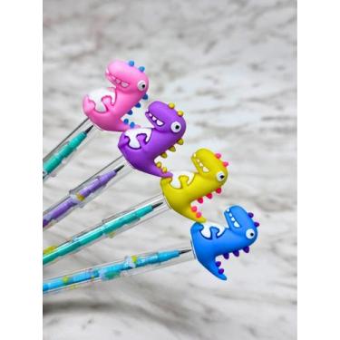 Imagem de KIT 12 Lapiseira Troca Ponta Lápis Refil Material Escolar Papelaria Fo