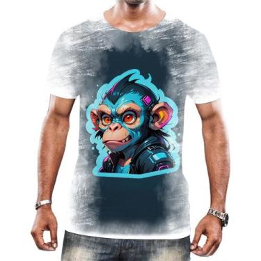 Imagem de Camisa Camiseta Tshirt Animais Cyberpunk Macacos Gorilas 1 - Enjoy Sho