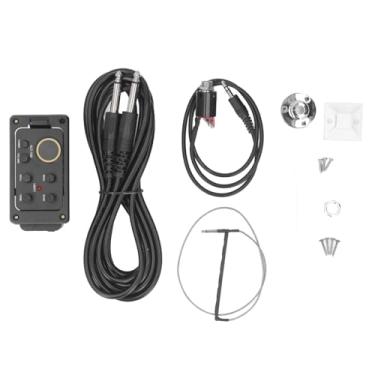 Imagem de 4 Banda Eq Equalizador Pré-amplificador Guitarra Piezo Captador Sintonizador Acústico Com Tela Lcd para Dedilhar Acordes ou Fingerpicking