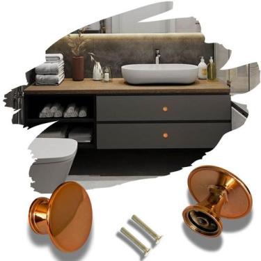 Imagem de 1 Puxador Redondo para Gavetas e Armários Metal /Alta Qualid - Compras