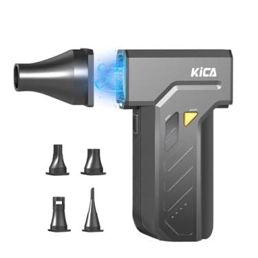 Imagem de Soprador de Ar-Aspirador Portatil Sem Fio-Aspirador de pó Portátil 161000RPM Substituir lata de ar comprimido- Teclado Limpo-Kits de Limpeza de Ventoinha de Carro