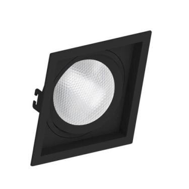 Imagem de Spot Embutir Recuado Par30 E27 Preto Save Energy Quadrado