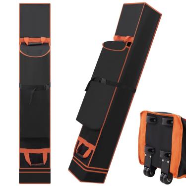 Imagem de Substituição de bolsa de dossel de 25,4 x 25,4 x 157,5 cm com rodas de rolo, para barraca de dossel pop-up de 25,4 x 10, substituição de bolsa de transporte de barraca com alças, tecido Oxford
