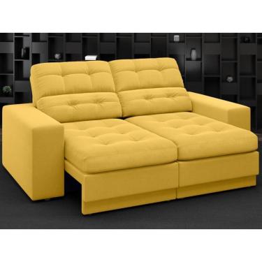 Imagem de Sofá Jobim 1,70m Assento Retrátil e Reclinável Velosuede - NETSOFAS