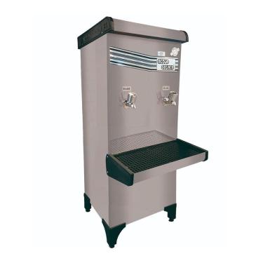Imagem de Bebedouro De Coluna Industrial 2 Torneiras 25 Litros Acqua Gelata PRE25 Inox 127v