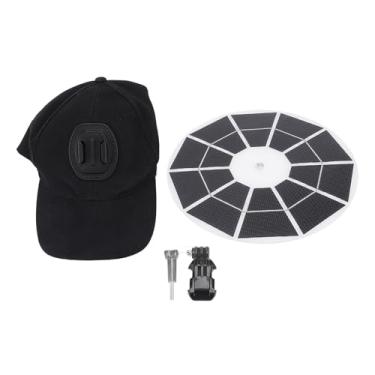 Imagem de Painel solar Hat Hat Baseball Cap 20W de alta eficiência USB carregamento portátil Carregador solar por portátil Campo de camping ao ar livre Monocristalino de pesca