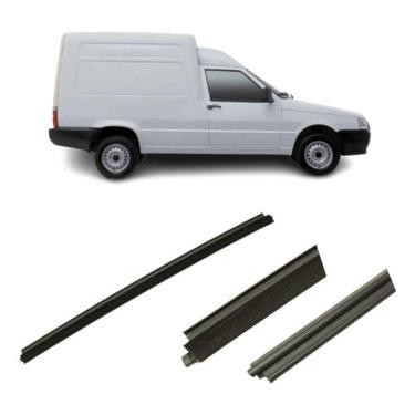 Imagem de Pestana Vidro Borracha Externa Porta Direita Fiorino Todas