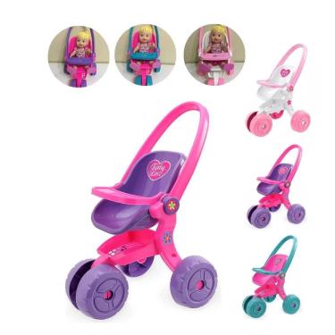 Imagem de Carrinho De Boneca Infantil Baby Love Diversão Garantida