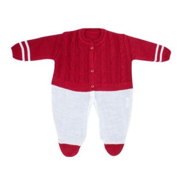 Imagem de Macacão Tricô de Lã Jacquard RN - Kowak, Vermelho, RN