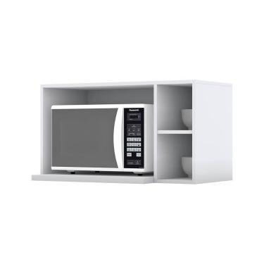 Imagem de Armário Aéreo Micro-ondas Americana Branco - Móveis Henn Branco