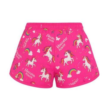 Imagem de Shorts Infantil Unissex Com Estampa Divertida Tecido Tectel - Rey Shop
