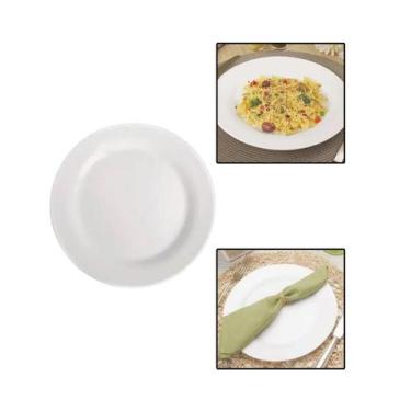 Imagem de Prato de Vidro Menu Raso 24 cm - Nadir