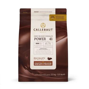 Imagem de Chocolate Gotas Ao Leite 40,7% Power 41  2,5kg - Callebaut