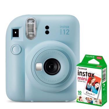 Imagem de KIT Câmera Fujifilm Instax Mini 12 Azul + Filme de 20 Poses
