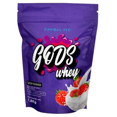 Imagem de Gods Whey 1.8Kg Morango - Canibal Inc Morango 1,8 Kg