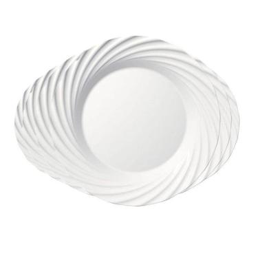 Imagem de Conjunto De Pratos Rasos Jasmin Opaline Nadir Kit 6 Peças