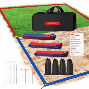 Imagem de Linhas de vôlei de praia YUXUXU, quadra de duplas de 8 m x 16 m