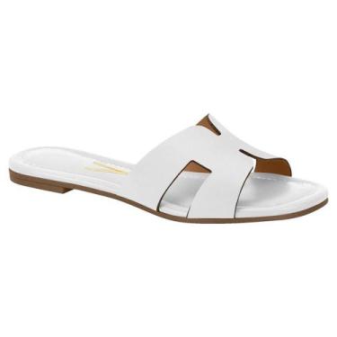Imagem de Chinelo Slide Feminino Vizzano H Branco - Moleca, Branco, Mulher, 39