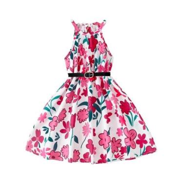 Imagem de Vestido Infantil para Menina - Estilo Fofo para Primavera/Verão, 5 ano