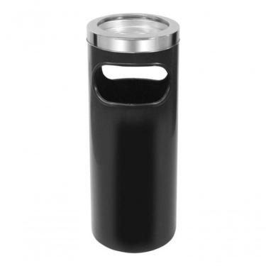 Imagem de Cinzeiro Lixeira Em Pintura Epóxi Com Aro Em Inox 22l