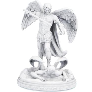 Imagem de Estátua Arcanjo Miguel - Versão 7 (Cor Mármore)