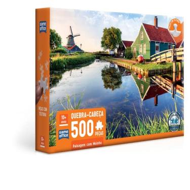 Imagem de Toyster - Quebra-cabeça: Paisagem com Moinho - 500 peças - Game Office