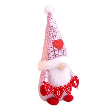 Imagem de Decorações De Gnomos Do Dos Namorados,Decoração Sazonal Para Escritório E Mesa | Decorativo de Festas - Para Quarto Escritório Estante Lareira Vitrine Criado-Mesa Aparador Restaurante Casa