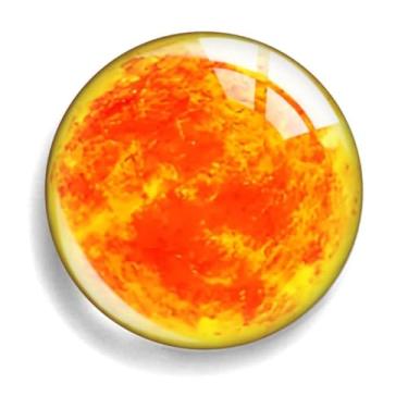 Imagem de 5 peças Oito Planetas Terra Júpiter Lua Tempo Pedra Pedra Pingente de Vidro Chaveiro Ímã Adesivo de Geladeira, Sol, P