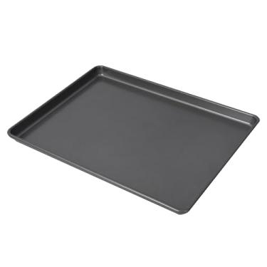 Imagem de LISI Forma de meia folha de 40,6 cm x 30,5 cm, assadeira antiaderente de aço carbono para forno, bandeja de biscoito para assar, assar e preparar refeições