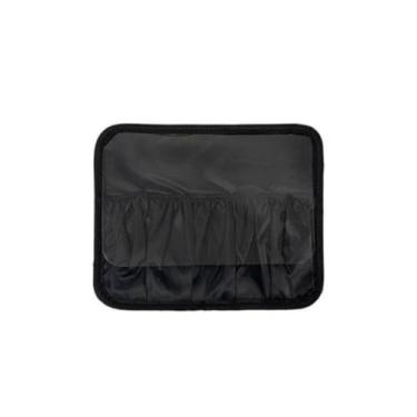 Imagem de Necessaire com Alça e Espelho Portátil para Maquiagens e Cosméticos, Preta, com Iluminação LED