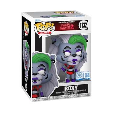 Imagem de Funko Pop! Games Five Nights at Freddy's: Boneco de vinil Roxy Help Wanted 2, cinza e verde, 4,3-4,9 polegadas, #1132, colecionável exclusivo