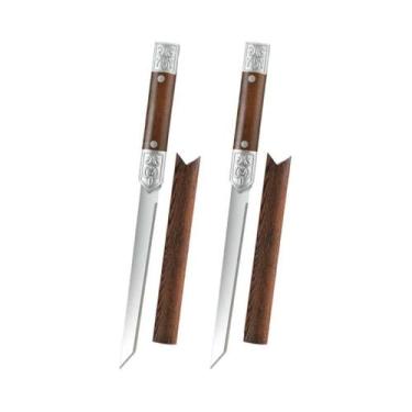 Imagem de Conjunto De Facas Para Cortar Carne Em Aço Inoxidável M390 Ultra-Afiad