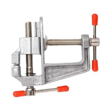 Imagem de Mini Morsa De Bancada Em Liga De Alumínio Multifuncional Com Parafuso 