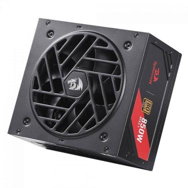 Imagem de Fonte Redragon Master RGMS 850W, 80 Plus Gold, PFC Ativo, PCIe 5.1, ATX 3.1, Full Modular, Preto