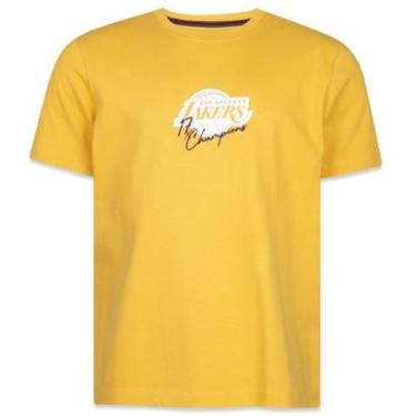 Imagem de Camiseta NBA Los Angeles Lakers Core New Era NBI25TSH053 Masculina-Masculino