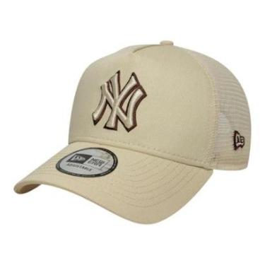 Imagem de Boné New Era 940 A-Frame New York Yankees Outline Trucker-Masculino