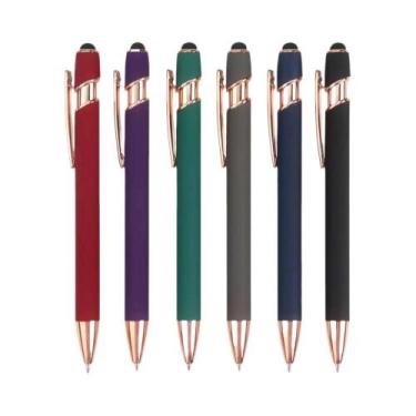 Imagem de Caneta Esferográfica De Metal 2 Em 1, 1,0 Mm, Tinta Preta, 5-10 Peças 