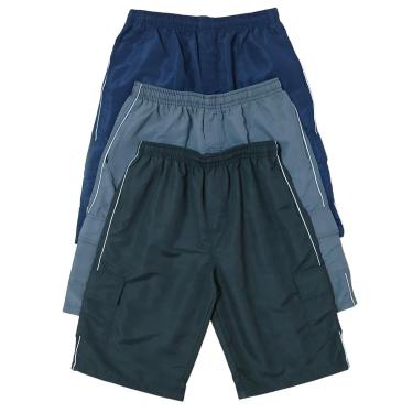 Imagem de Kit Bermuda Tactel Ox Silver Básico 3 Peças Masculino-Masculino