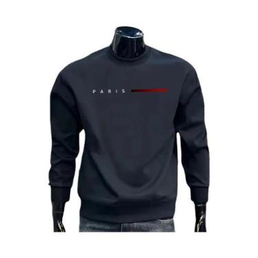Imagem de Moletons Casuais Masculinos Com Estampa, Gola O, Para Esportes Ao Ar L