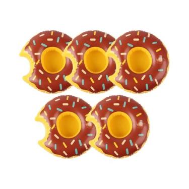 Imagem de Conjunto De Porta-Copos Infláveis Para Piscina, Bandeja Flutuante Para