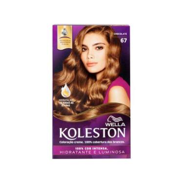Imagem de Kit 2 Tintura Creme Koleston Wella Chocolate 67 Kit, 67