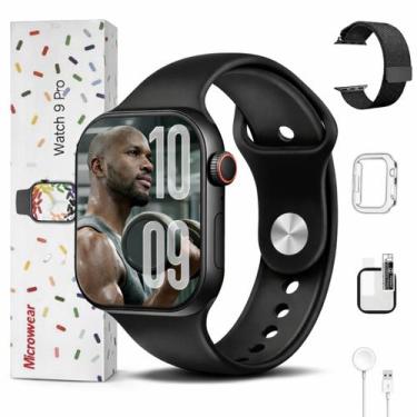 Imagem de Relógio Smartwatch W29 Pro Microwear 47mm Feminino Masculino Pulseira 