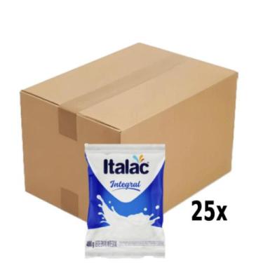 Imagem de Leite Italac Integral Instantâneo Sache 400G Caixa com 25 Unidades