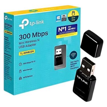 Imagem de Adaptador Usb De Wifi Sem Fio Tl-Wn823N 300Mbps 2.4 Tp-Link