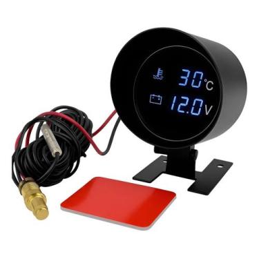 Imagem de Voltímetro Digital Automotivo Marca Água Temperatura Preciso - Univers