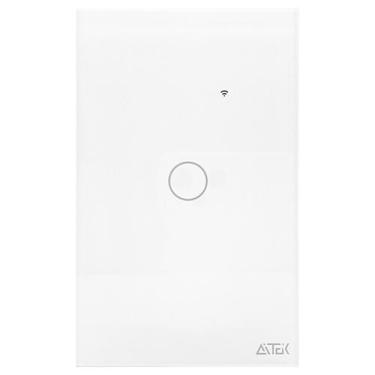 Imagem de Interruptor Inteligente WiFi Aitek ALPHA1001 1 Botão Branco Alexa Goog