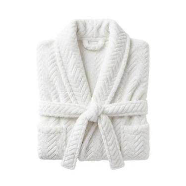 Imagem de Roupão Feminino Cloud M Branco Microfibra Wolff