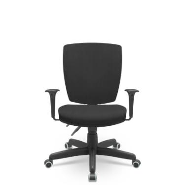 Imagem de Cadeira Escritório Altrix Plaxmetal Espaldar Alto Back Preto