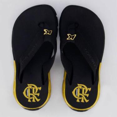 Imagem de Chinelo Kenner Flamengo Rakka Juvenil Preto, 29-30
